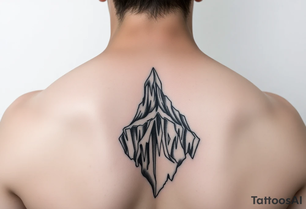 titanic and iceberg tattoo idea