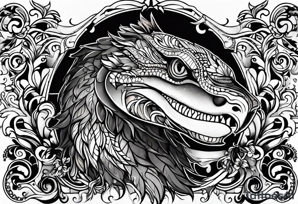 republic dominicana, animal tattoo idea