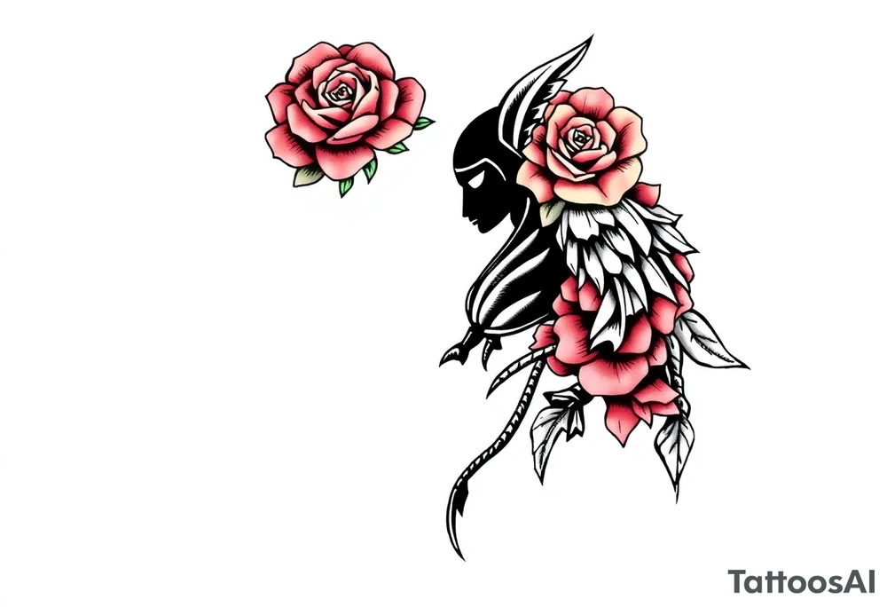 LoveHate tattoo idea