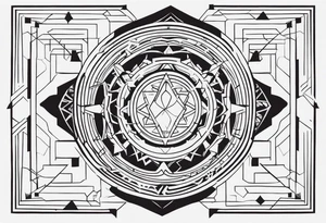 cybersigilism patterns tattoo idea