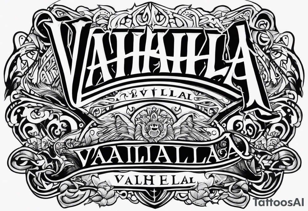 Valhalla tattoo idea