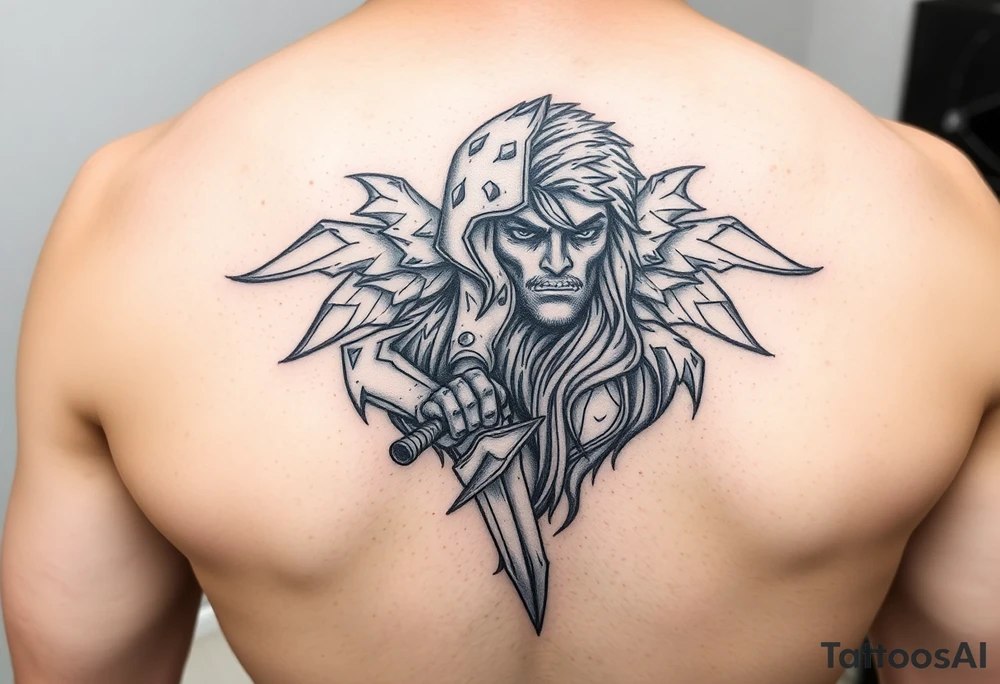 Strong protector of loved ones tattoo idea