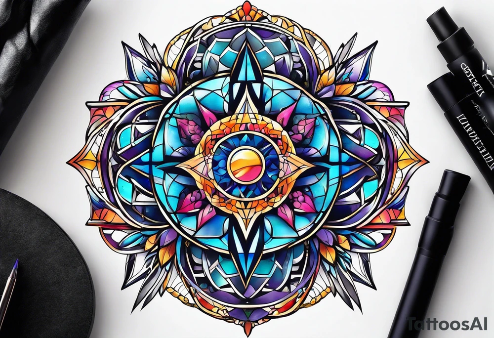 Galaxy tattoo idea