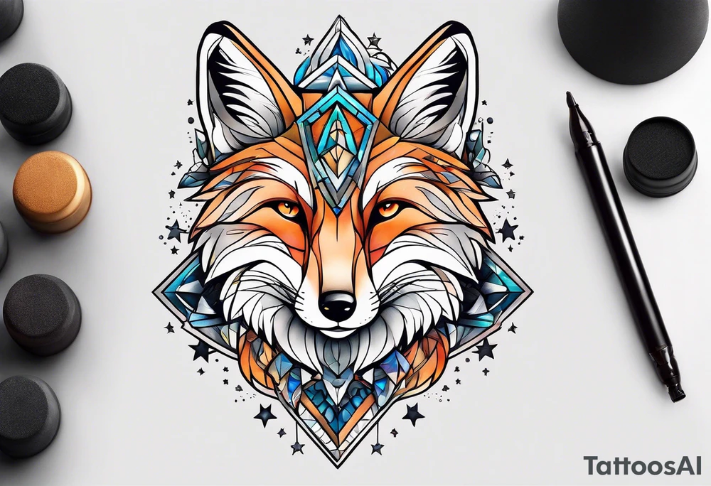 full fox look at the star tattoo idea
