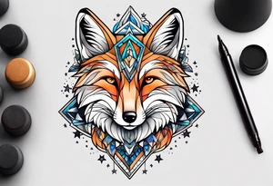 full fox look at the star tattoo idea