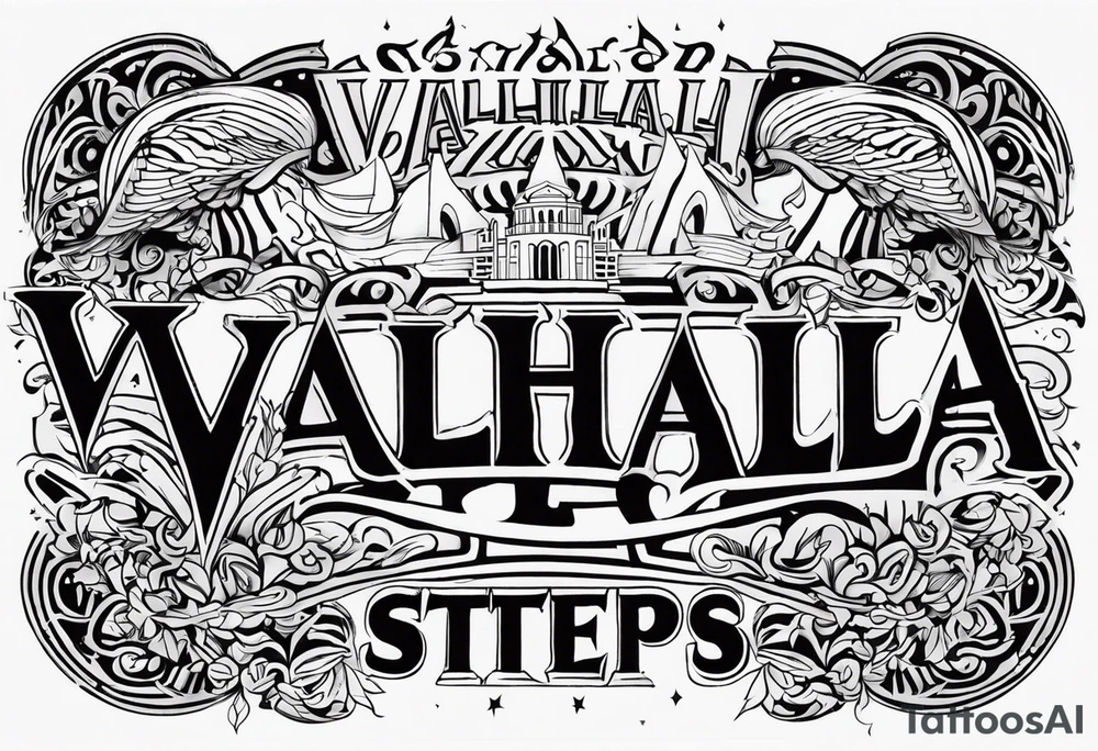Valhalla 
 steps tattoo idea