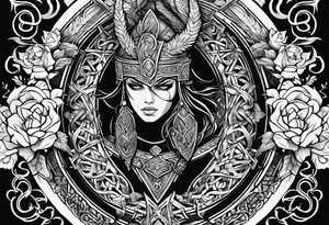Norse mythology, forearm, Hræsvelgr tattoo idea