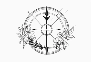 Sagittarius and cancer zodiac sign tattoo idea