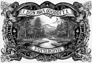 Text I don’t wanna say goodbye, ‘cause this one means forever. 1946 - 2013 tattoo idea