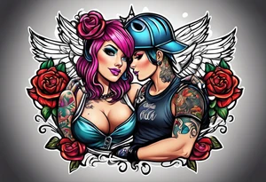 Roller derby tattoo idea