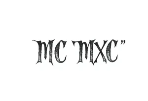 “MCMXC” roman script tattoo idea