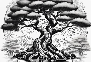 family tree tattoo idea
