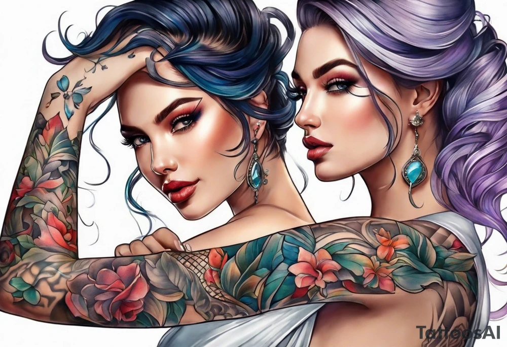 Sleeve tattoo idea