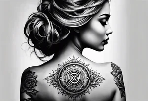Crown chakra tattoo idea