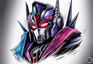 Decepticon Starscream tattoo idea