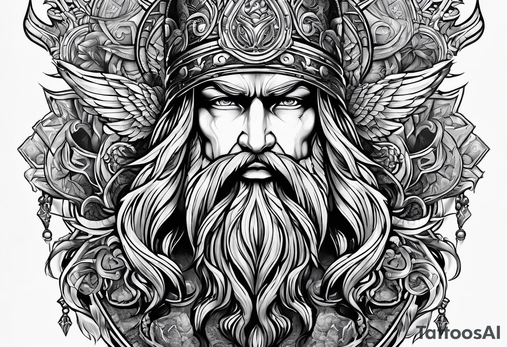 Valhalla gods tattoo idea