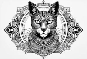 Bastet tattoo idea