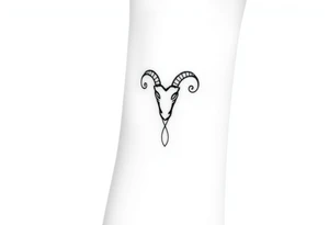 Aries tattoo tattoo idea