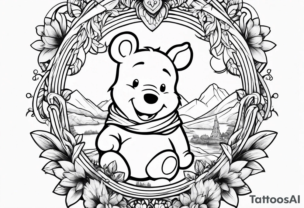 Winnie Pooh tattoo idea