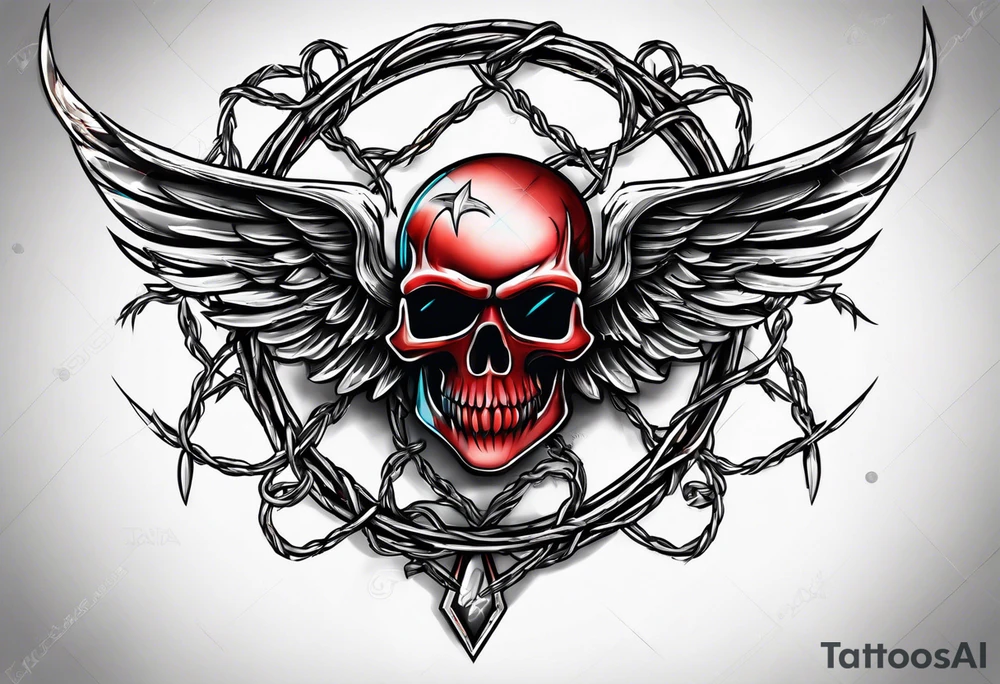Barbed wire tattoo idea