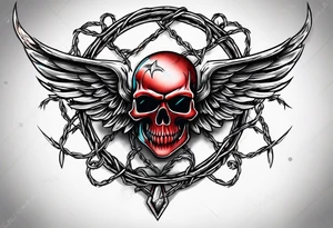 Barbed wire tattoo idea