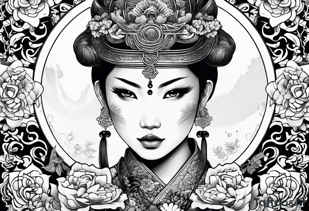 vietnamese bau cua tattoo idea