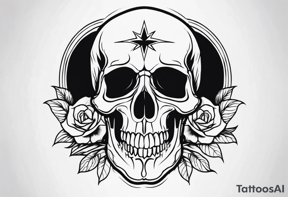 skull tattoo idea