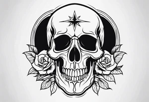 skull tattoo idea