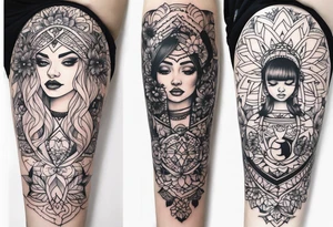 matching tattoos with sister tattoo idea
