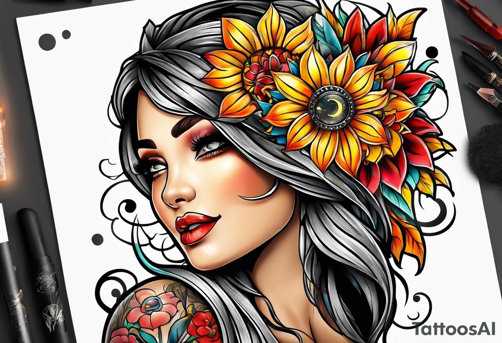 Sunshine tattoo idea