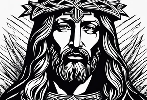 jesus on the cross tattoo idea