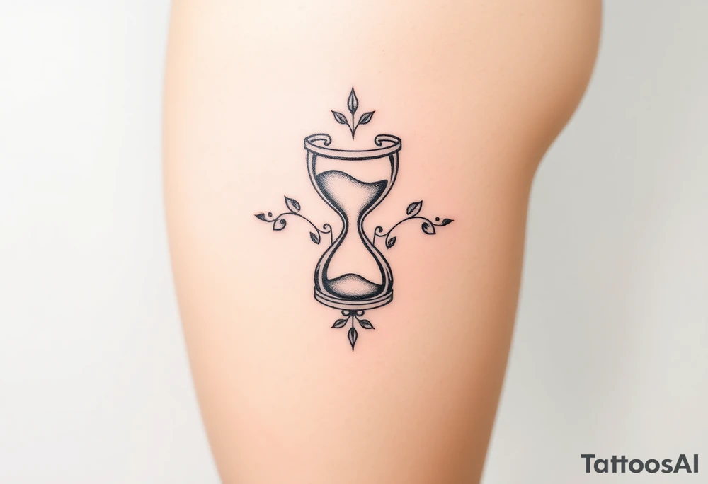 hourglass tattoo idea
