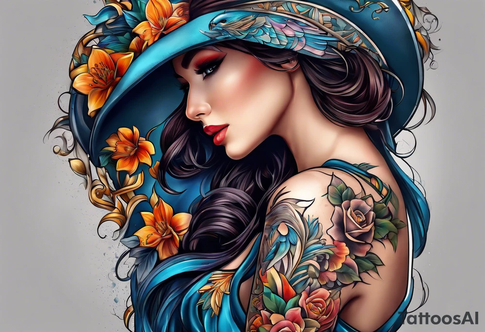 Full sleeve tattoo idea