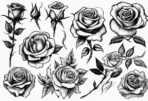 Rose tattoo idea