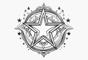Five stars tattoo idea