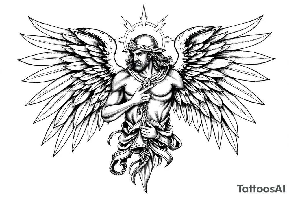 Holy Archangel, Biblical, Christianity, Archangel Michael, Hebrew, Guards of Christianity tattoo idea