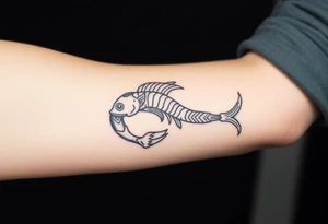 zodiac sign "pisces + cancer" tattoo idea