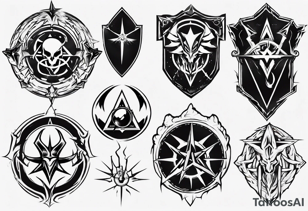 Warlock emblem tattoo idea