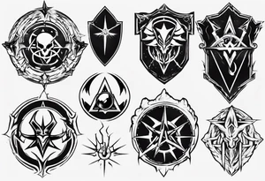 Warlock emblem tattoo idea