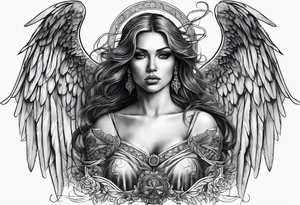 angel of death tattoo idea
