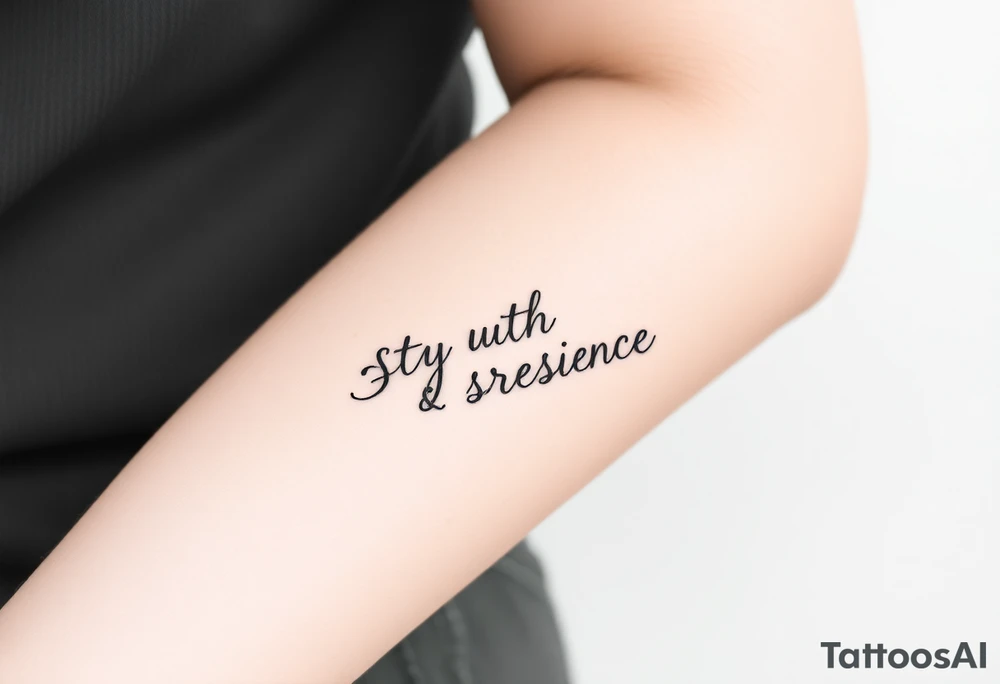 Strength and resilience tattoo idea