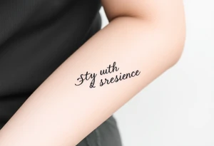 Strength and resilience tattoo idea