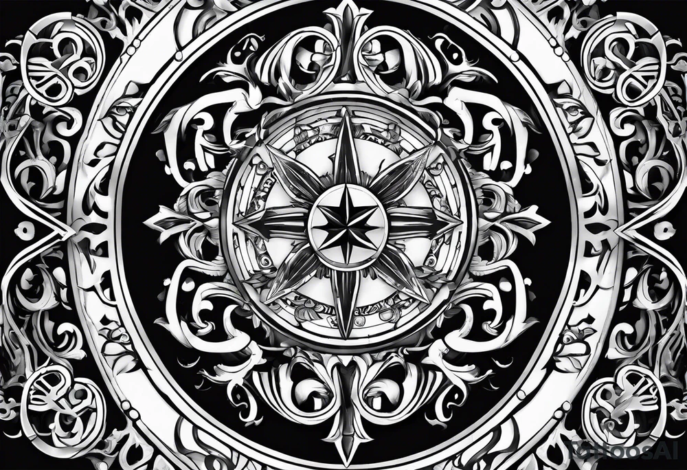 The symbol of Matthias in the bible tattoo idea