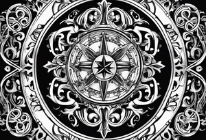 The symbol of Matthias in the bible tattoo idea