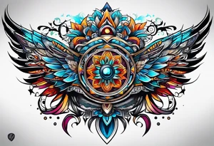 AI generated AI tattoo idea