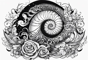 Nautilus tattoo idea