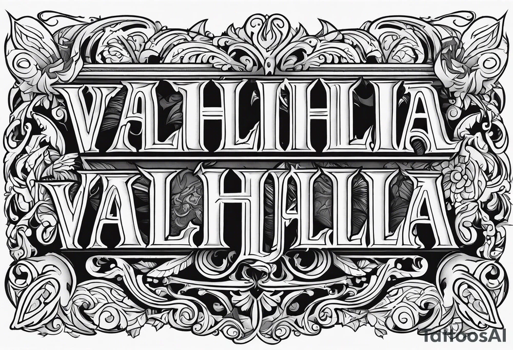 Valhalla tattoo idea