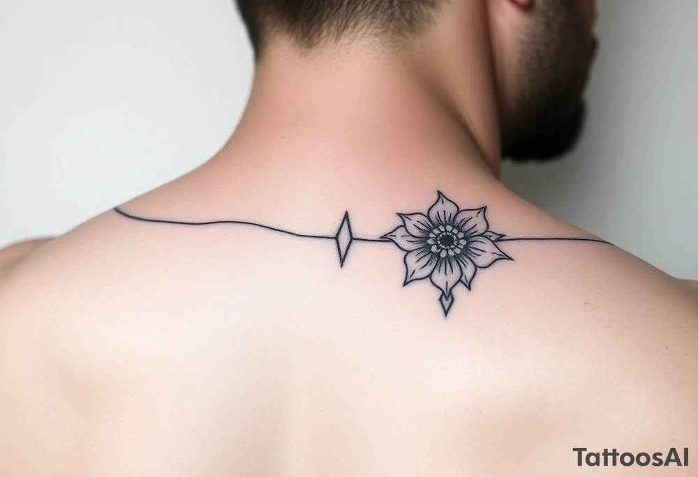 Simple minimalist feminine tattoo small tattoo idea