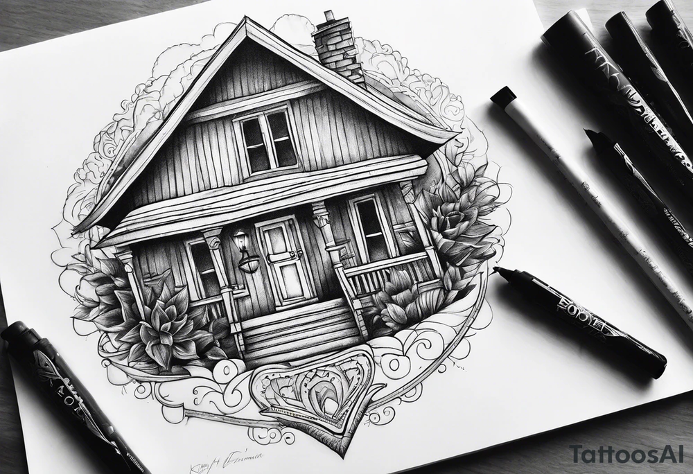 Home is the people not the place tattoo idea