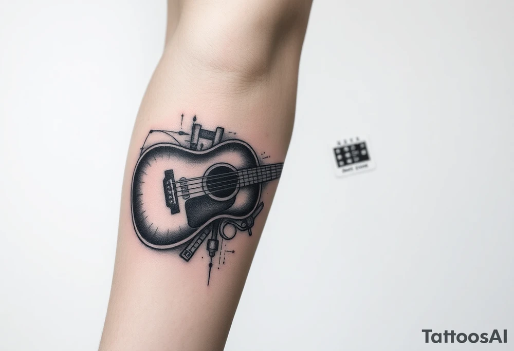 Music sleeve tattoo idea